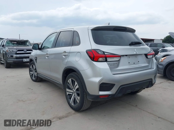 2024 Mitsubishi Outlander Sport S with VIN JA4ARUAUXRU017567, listed as a IAAI auction lot 42143997 with 12,425 mi miles. Bid and sale history available at carsss.com. Image 3.