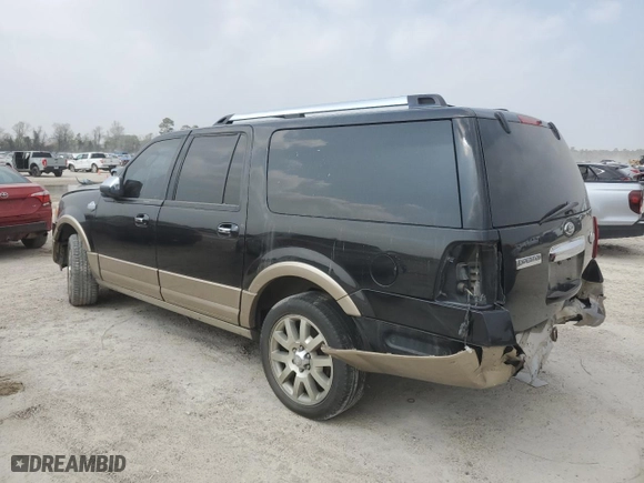 2014 Ford Expedition EL XLT with VIN 1FMJK1H53EEF07470, listed as a Copart auction lot 48903355 with 189,551 mi miles and Salvage Title. Bid and sale history available at carsss.com. Image 2.