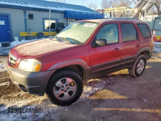 2003 Mazda Tribute LX with VIN 4F2YZ94153KM38084, listed as a Copart auction lot 87666995 with 191,546 mi miles and Salvage Title. Bid and sale history available at carsss.com. Image 1.