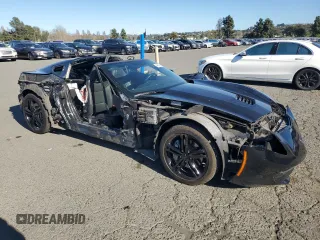 2017 Chevrolet Corvette 1LT with VIN 1G1YA2D77H5106147, listed as a Copart auction lot 49420855 with 62,235 mi miles and Salvage Title. Bid and sale history available at carsss.com. Image 4.