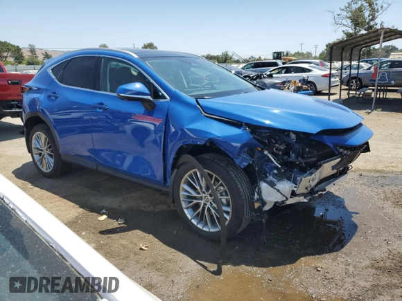 2025 Lexus NX 350h Luxury z VIN 2T2HKCEZ3SC032645, wystawiony jako Copart lot #62222545 z przebiegiem 6 185 mil mil oraz Szkoda całkowita • Salvage title. Historia ofert i sprzedaży dostępna na DreamBid. Obrazek 4.
