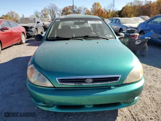 2001 Kia Rio with VIN KNADC123016049295, listed as a Copart auction lot 77770704 with 76,425 mi miles and Clean Title. Bid and sale history available at carsss.com. Image 5.