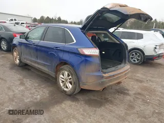 2015 Ford Edge SEL with VIN 2FMTK4J97FBB27665, listed as a IAAI auction lot 41499142 with 152,815 mi miles. Bid and sale history available at carsss.com. Image 3.