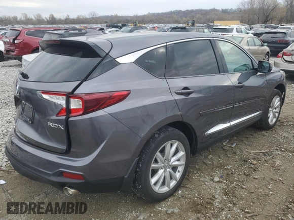 2020 Acura RDX with VIN 5J8TC1H30LL010900, listed as a Copart auction lot 80543154 with 39,572 mi miles and Salvage title. Bid and sale history available at DreamBid. Image 3.