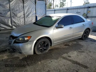 2005 Acura RL with VIN JH4KB16595C008601, listed as a Copart auction lot 43569054 with 0 mi miles and Clean Title. Bid and sale history available at carsss.com. Image 1.