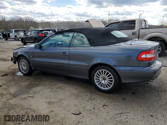 2004 Volvo C70 with VIN YV1NC63D14J041360, listed as a Copart auction lot 50709895 with 105,687 mi miles and Non Repairable. Bid and sale history available at carsss.com. Image 2.