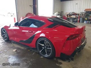 2020 Toyota GR Supra 3.0 with VIN WZ1DB4C05LW024618, listed as a IAAI auction lot 41862297 with 15,382 mi miles. Bid and sale history available at carsss.com. Image 3.