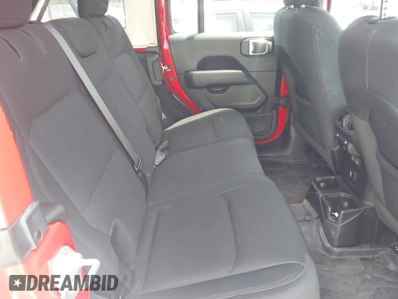 2021 Jeep Wrangler Unlimited Sahara z VIN 1C4HJXEGXMW631033, wystawiony jako IAAI lot #42550070 z przebiegiem 54 429 mil mil oraz . Historia ofert i sprzedaży dostępna na DreamBid. Obrazek 8.
