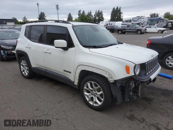 2018 Jeep Renegade Altitude z VIN ZACCJABB5JPH44283, wystawiony jako Copart lot #56946415 z przebiegiem 67 868 mil mil oraz Szkoda całkowita • Salvage title. Historia ofert i sprzedaży dostępna na DreamBid. Obrazek 4.