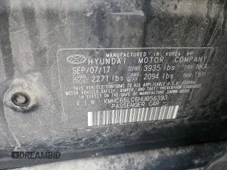 2017 Hyundai Ioniq Blue z VIN KMHC65LC6HU056393, wystawiony jako Copart lot #55409855 z przebiegiem 171 888 mil mil oraz Szkody całkowita. Historia ofert i sprzedaży dostępna na DreamBid. Obrazek 12.