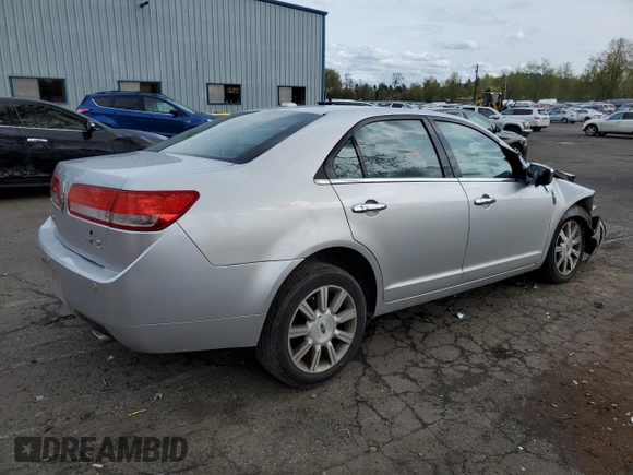 2012 Lincoln MKZ with VIN 3LNHL2GC6CR821495, listed as a Copart auction lot 55954055 with 117,022 mi miles and Salvage title. Bid and sale history available at DreamBid. Image 3.