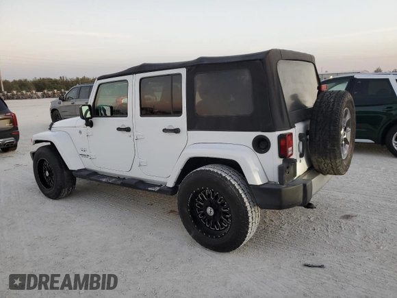 2017 Jeep Wrangler Unlimited Sahara with VIN 1C4BJWEG4HL701813, listed as a Copart auction lot 84496424 with 49,858 mi miles and Salvage title. Bid and sale history available at DreamBid. Image 2.