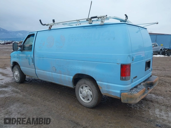 2012 Ford Econoline Cargo Commercial with VIN 1FTNE1EW4CDA80250, listed as a IAAI auction lot 41566553 with 197,626 mi miles and . Bid and sale history available at carsss.com. Image 3.