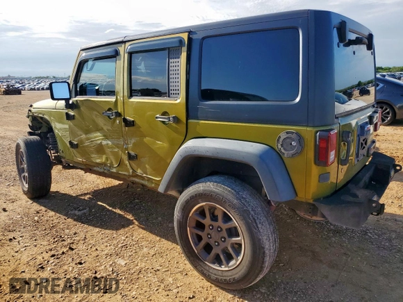 2007 Jeep Wrangler Unlimited X with VIN 1J4GB39197L207883, listed as a Copart auction lot 58778195 with 173,262 mi miles and Salvage title. Bid and sale history available at DreamBid. Image 2.