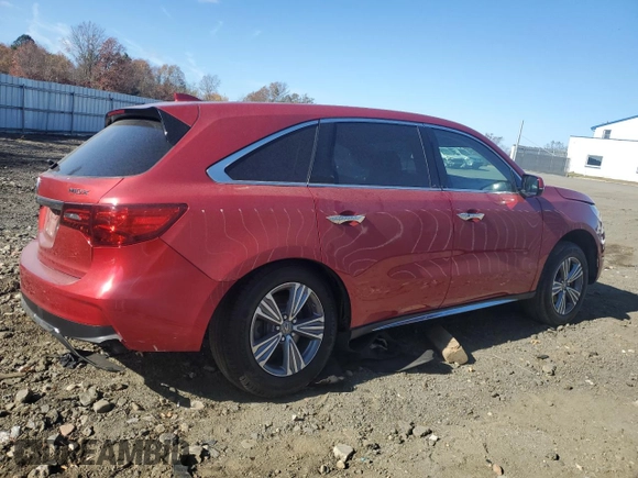 2020 Acura MDX with VIN 5J8YD3H32LL006975, listed as a Copart auction lot 81951724 with 44,345 mi miles and Salvage title. Bid and sale history available at DreamBid. Image 3.