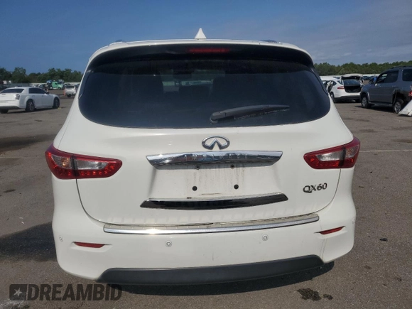 2014 Infiniti QX60 with VIN 5N1AL0MM8EC544045, listed as a Copart auction lot 62428505 with 98,200 mi miles and Clean title. Bid and sale history available at DreamBid. Image 6.