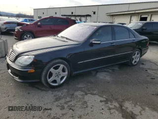 2004 Mercedes-Benz S-Class 5.0L with VIN WDBNG75J84A409566, listed as a Copart auction lot 85411474 with 153,208 mi miles and Clean Title. Bid and sale history available at carsss.com. Image 1.