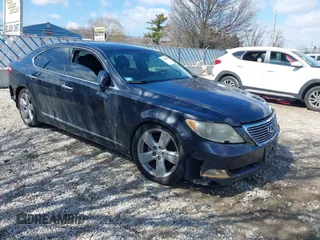 2009 Lexus LS 460 with VIN JTHBL46F695087887, listed as a IAAI auction lot 41870854 with Not Provided miles. Bid and sale history available at carsss.com. Image 1.