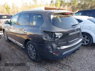 2015 Nissan Pathfinder SV z VIN 5N1AR2MN2FC720690, wystawiony jako IAAI lot #41529514 z przebiegiem 114 143 mil mil oraz . Historia ofert i sprzedaży dostępna na DreamBid. Obrazek 3.
