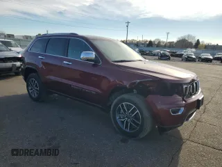 2022 Jeep Grand Cherokee WK Limited with VIN 1C4RJFBGXNC143674, listed as a Copart auction lot 79010574 with 19,547 mi miles and Salvage Title. Bid and sale history available at carsss.com. Image 4.
