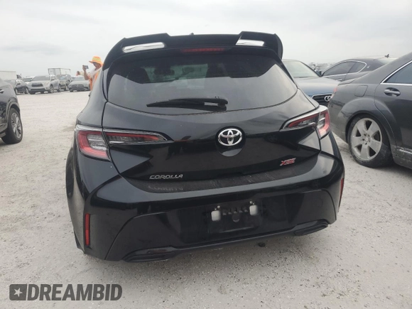 2019 Toyota Corolla Hatchback SE with VIN JTNK4RBE8K3040785, listed as a Copart auction lot 76441654 with 0 mi miles and Non Repairable. Bid and sale history available at carsss.com. Image 6.