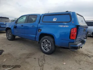 2021 Chevrolet Colorado 4WD Work Truck with VIN 1GCGTBEN3M1147063, listed as a Copart auction lot 88784025 with 34,157 mi miles and Salvage Title. Bid and sale history available at carsss.com. Image 2.
