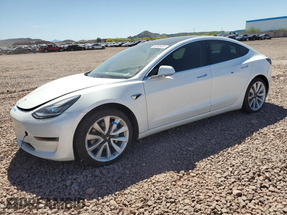 2020 Tesla Model 3 Long Range with VIN 5YJ3E1EB8LF712308, listed as a Copart auction lot 53265405 with 65,262 mi miles and Salvage Title. Bid and sale history available at DreamBid. Image 1.