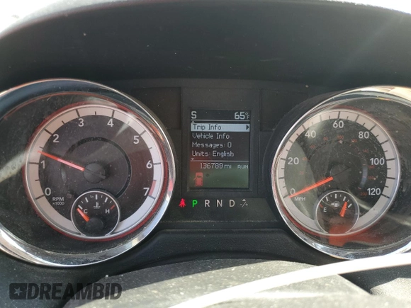 2011 Dodge Grand Caravan Crew with VIN 2D4RN5DG6BR680446, listed as a Copart auction lot 51855585 with 136,789 mi miles and Salvage Title. Bid and sale history available at DreamBid. Image 9.