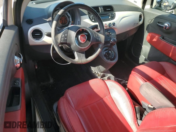 2012 FIAT 500 Gucci with VIN 3C3CFFER9CT174618, listed as a Copart auction lot 52387295 with 119,474 mi miles and Salvage Title. Bid and sale history available at carsss.com. Image 8.