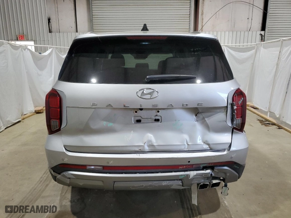 2023 Hyundai Palisade SEL with VIN KM8R44GE5PU614433, listed as a Copart auction lot 48601355 with 31,463 mi miles and Salvage Title. Bid and sale history available at carsss.com. Image 6.
