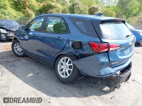 2024 Chevrolet Equinox LS with VIN 3GNAXHEG9RL361156, listed as a IAAI auction lot 42031918 with 10,957 mi miles and . Bid and sale history available at DreamBid. Image 3.
