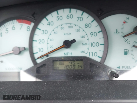 2004 Toyota Corolla CE with VIN 2T1BR32E14C260041, listed as a IAAI auction lot 42026930 with 180,814 mi miles. Bid and sale history available at carsss.com. Image 14.