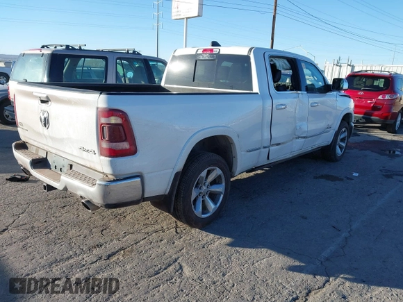 2020 Ram 1500 with VIN 1C6SRFPM6LN205220, listed as a IAAI auction lot 41437777 with 133,883 mi miles and . Bid and sale history available at DreamBid. Image 4.