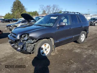 2006 Hyundai Santa Fe GLS with VIN KM8SC73D26U038446, listed as a Copart auction lot 84503654 with 181,717 mi miles and Salvage Title. Bid and sale history available at carsss.com. Image 1.