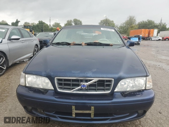 2003 Volvo C70 with VIN YV1NC62D73J035711, listed as a Copart auction lot 73326184 with 101,767 mi miles and Salvage Title. Bid and sale history available at carsss.com. Image 5.