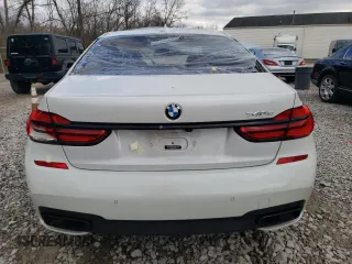 2017 BMW 7 Series 740e xDrive iPerformance with VIN WBA7J2C36HG497830, listed as a Copart auction lot 79948304 with 43,029 mi miles and Salvage Title. Bid and sale history available at carsss.com. Image 6.