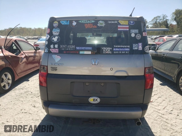 2004 Honda Element EX with VIN 5J6YH18664L014154, listed as a Copart auction lot 75479964 with 201,758 mi miles and Salvage Title. Bid and sale history available at DreamBid. Image 6.