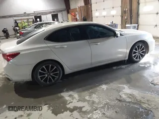 2018 Acura TLX with VIN 19UUB2F38JA008143, listed as a IAAI auction lot 41161669 with 105,483 mi miles. Bid and sale history available at carsss.com. Image 4.