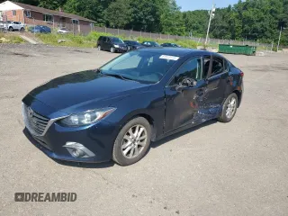 2016 Mazda 3 i Grand Touring with VIN 3MZBM1X72GM256540, listed as a Copart auction lot 61913175 with 87,154 mi miles and Salvage title. Bid and sale history available at DreamBid. Image 1.