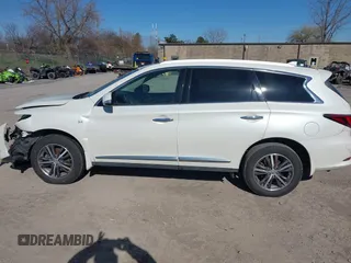 2019 Infiniti QX60 Luxe z VIN 5N1DL0MM1KC514667, wystawiony jako IAAI lot #42069954 z przebiegiem 85 975 mil mil oraz . Historia ofert i sprzedaży dostępna na DreamBid. Obrazek 15.
