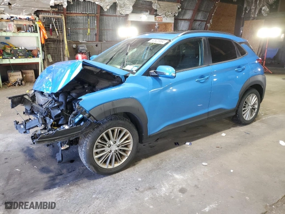 2018 Hyundai Kona SEL with VIN KM8K6CAA2JU084974, listed as a Copart auction lot 80523984 with 63,392 mi miles and Salvage Title. Bid and sale history available at carsss.com. Image 1.