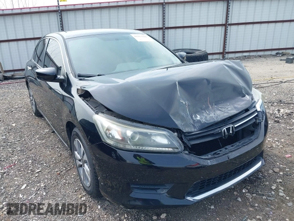 2014 Honda Accord LX with VIN 1HGCR2F38EA040863, listed as a IAAI auction lot 41913290 with 110,728 mi miles and . Bid and sale history available at carsss.com. Image 1.