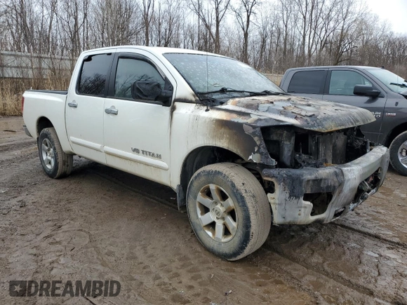 2007 Nissan Titan XE with VIN 1N6BA07A27N235630, listed as a Copart auction lot 47181005 with Not Provided miles and Clean Title. Bid and sale history available at carsss.com. Image 4.