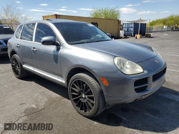 2005 Porsche Cayenne S with VIN WP1AB29P05LA65266, listed as a Copart auction lot 54900635 with 147,672 mi miles and Salvage title. Bid and sale history available at DreamBid. Image 4.
