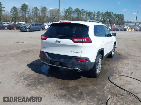 2018 Jeep Cherokee Limited with VIN 1C4PJMDX3JD588626, listed as a IAAI auction lot 41913964 with 80,106 mi miles. Bid and sale history available at carsss.com. Image 4.