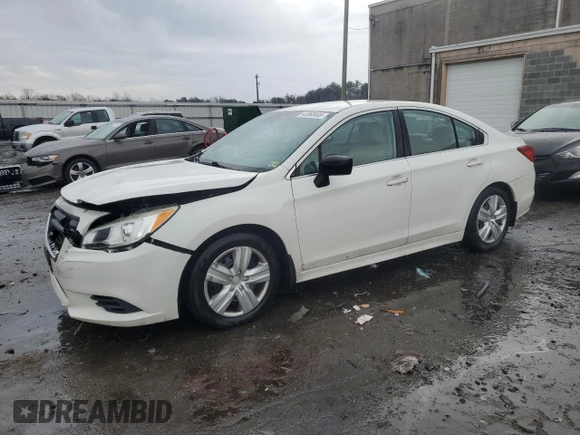 2016 Subaru Legacy 2.5i with VIN 4S3BNAA63G3045073, listed as a Copart auction lot 43360465 with 89,428 mi miles and Salvage Title. Bid and sale history available at carsss.com. Image 1.