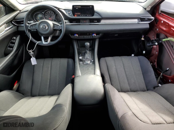 2018 Mazda Mazda6 Sport with VIN JM1GL1UMXJ1328465, listed as a Copart auction lot 50980945 with 73,324 mi miles and Salvage Title. Bid and sale history available at carsss.com. Image 8.