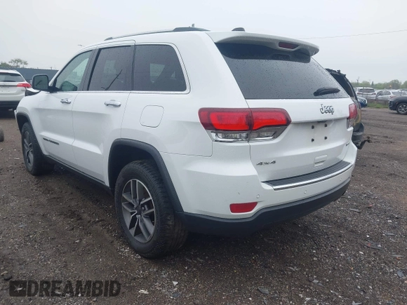 2020 Jeep Grand Cherokee Limited with VIN 1C4RJFBGXLC344522, listed as a IAAI auction lot 42177016 with 135,409 mi miles and . Bid and sale history available at DreamBid. Image 3.
