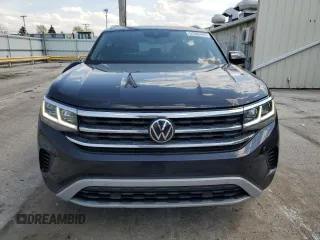 2022 Volkswagen Atlas SEL with VIN 1V2BE2CA4NC206923, listed as a Copart auction lot 54386495 with 73,133 mi miles and Salvage title. Bid and sale history available at DreamBid. Image 5.