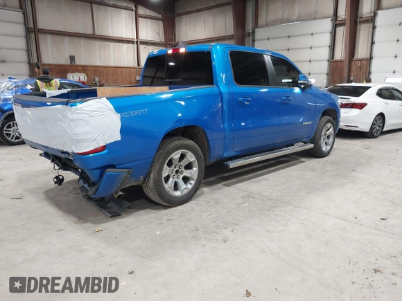 2022 Ram 1500 Big Horn with VIN 1C6RRFFG4NN343089, listed as a IAAI auction lot 41807604 with 26,443 mi miles. Bid and sale history available at carsss.com. Image 4.